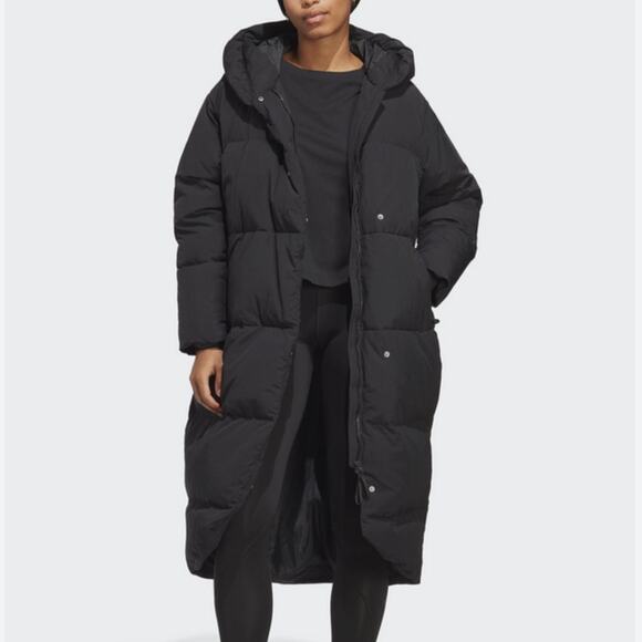 adidas Originals Jackets & Blazers - Adidas Size L Performance Big Baffle Down Coat Winter Coat puffer jacket